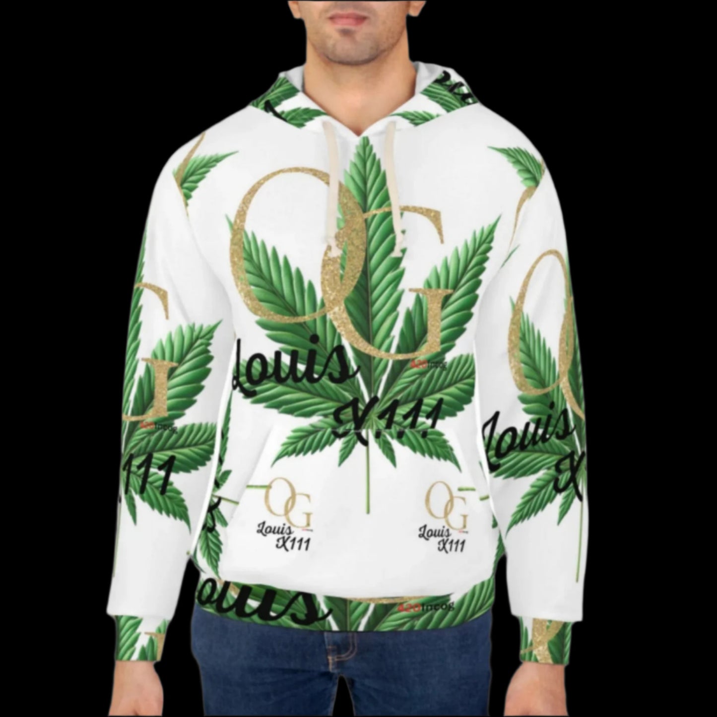 420 Signature Hoodie featuring the OG Louis XIII  strain v2.0