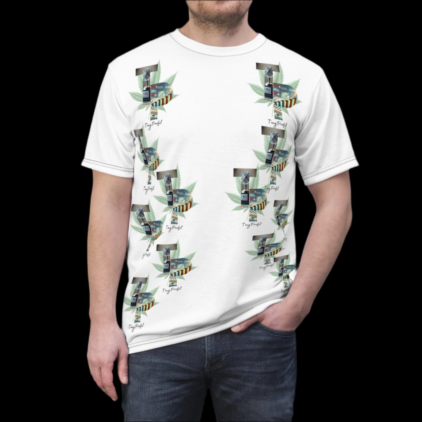 Iconic Bold Street Tee featuring the Tony Profit strain v1.0