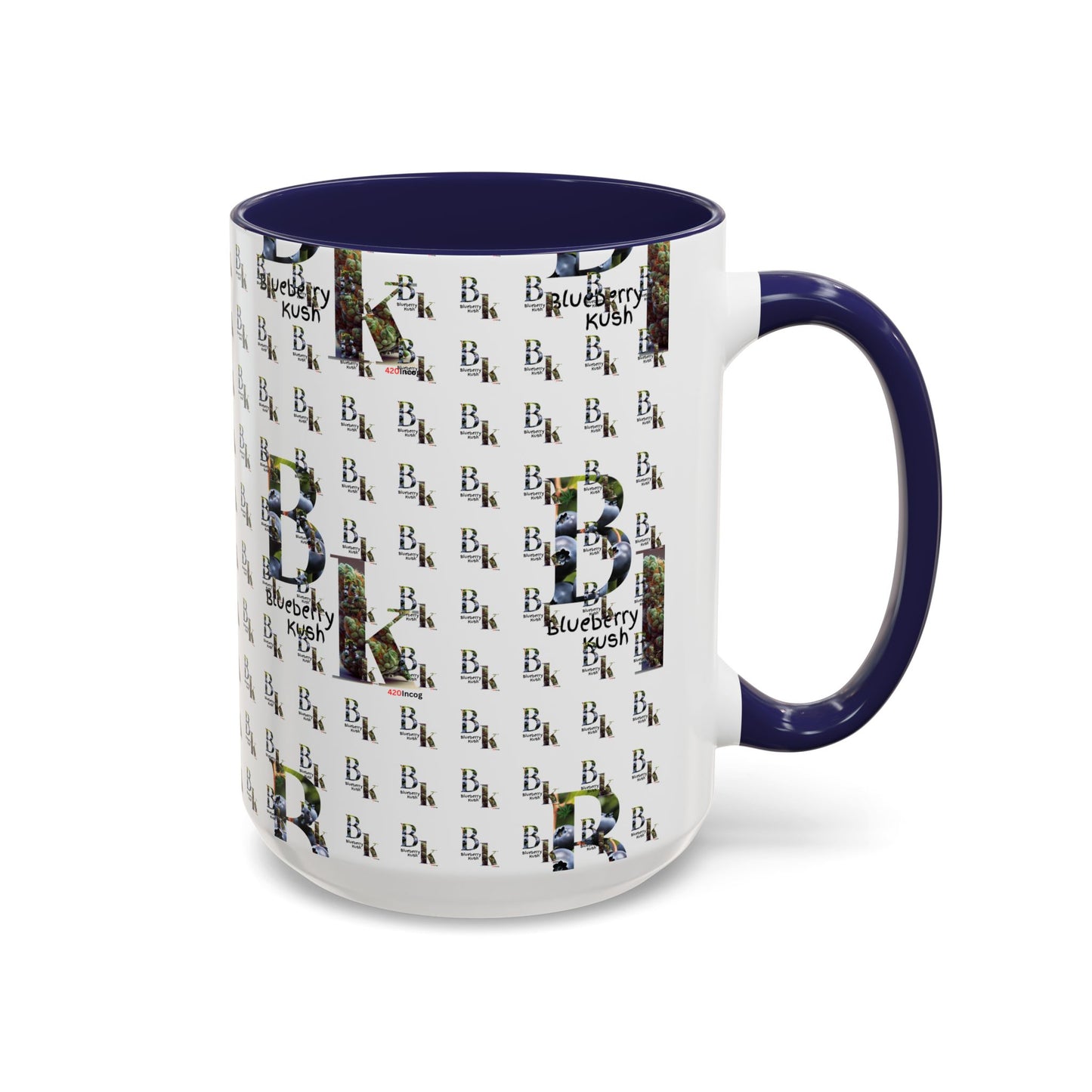 420Incog Big 'Ol Coffee Mug featuring the Blueberry Kush strain