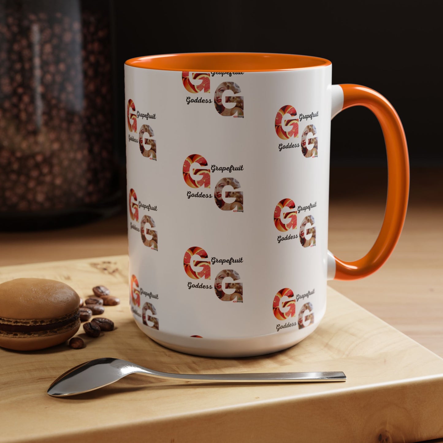 420Incog Big 'Ol Coffee Mug featuring the Grapefruit Goddess strain