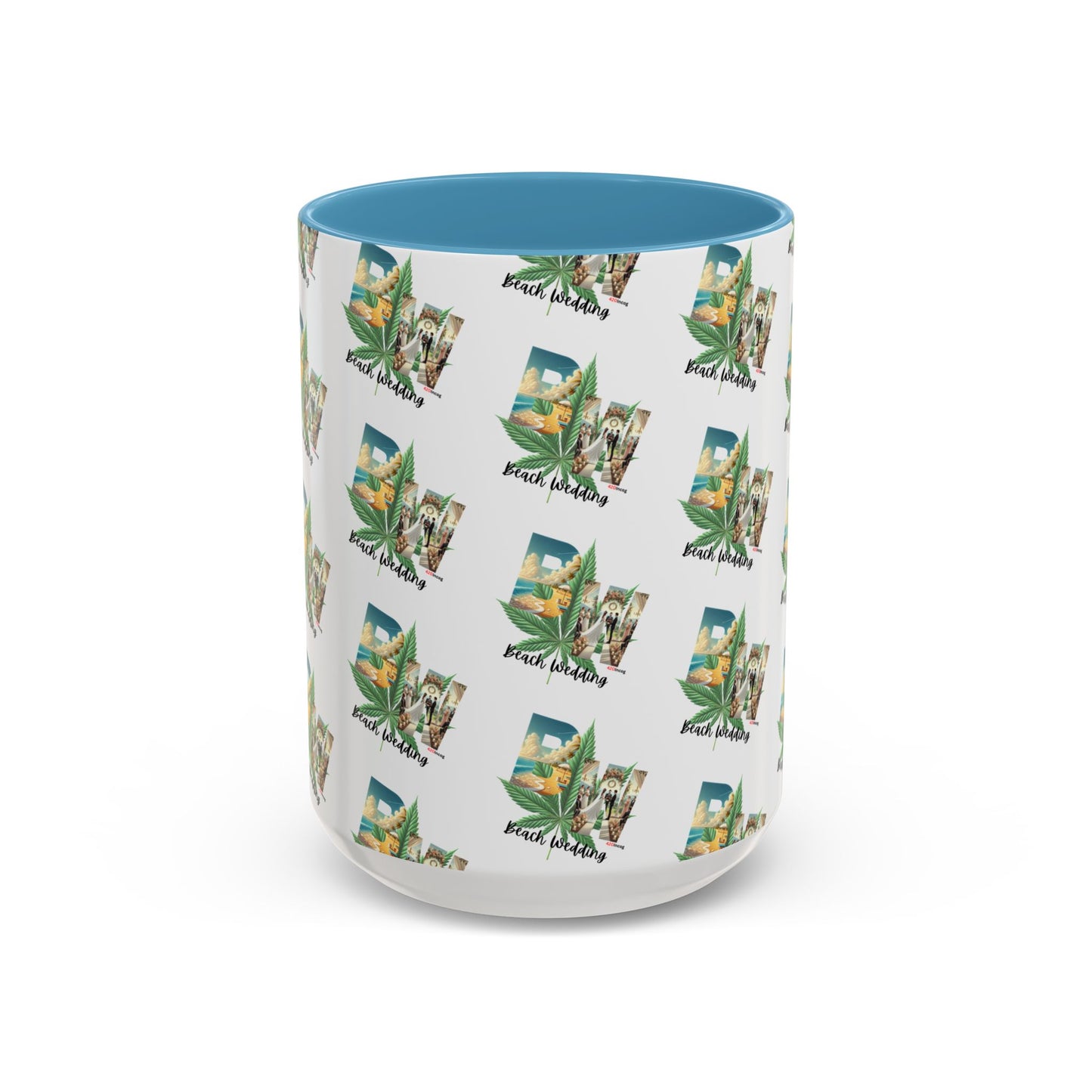 420Incog Big 'Ol Coffee Mug featuring the Beach Wedding strain
