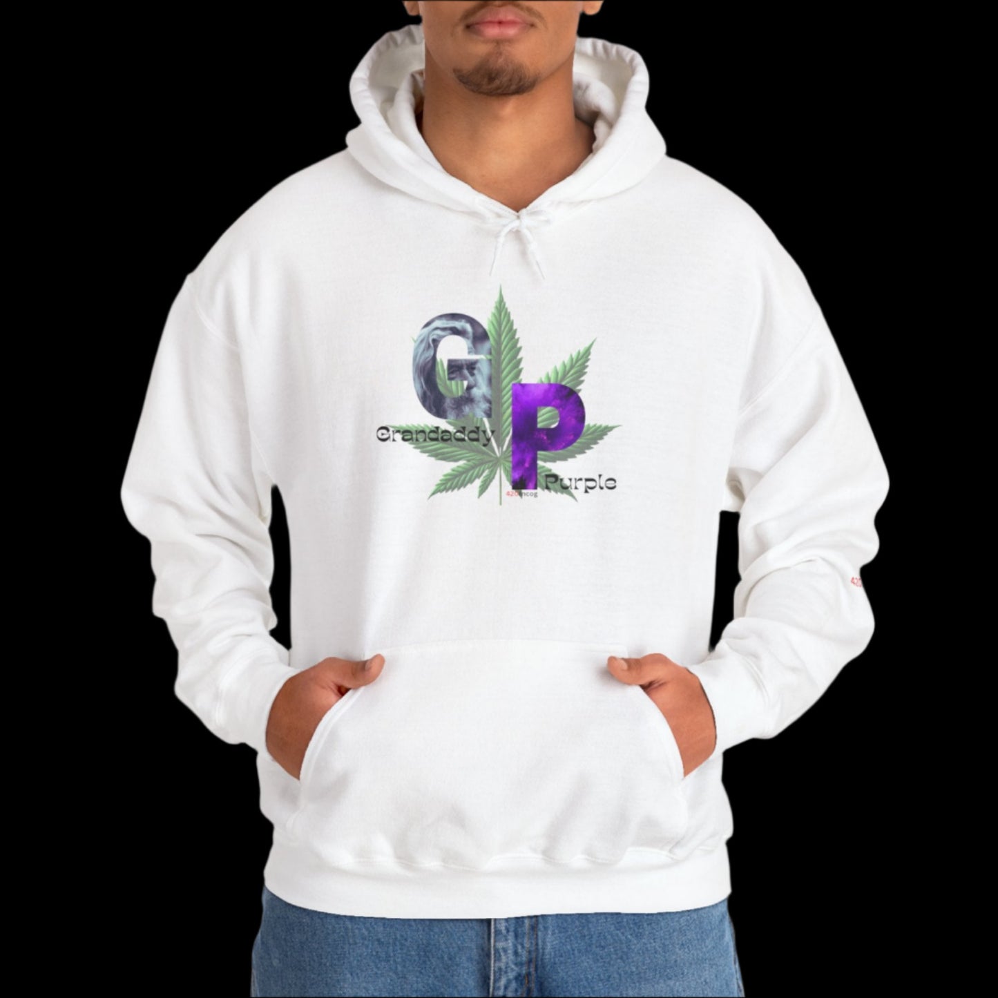 Iconic Graphic Sweatshirt featuring the Grandaddy Purple strain