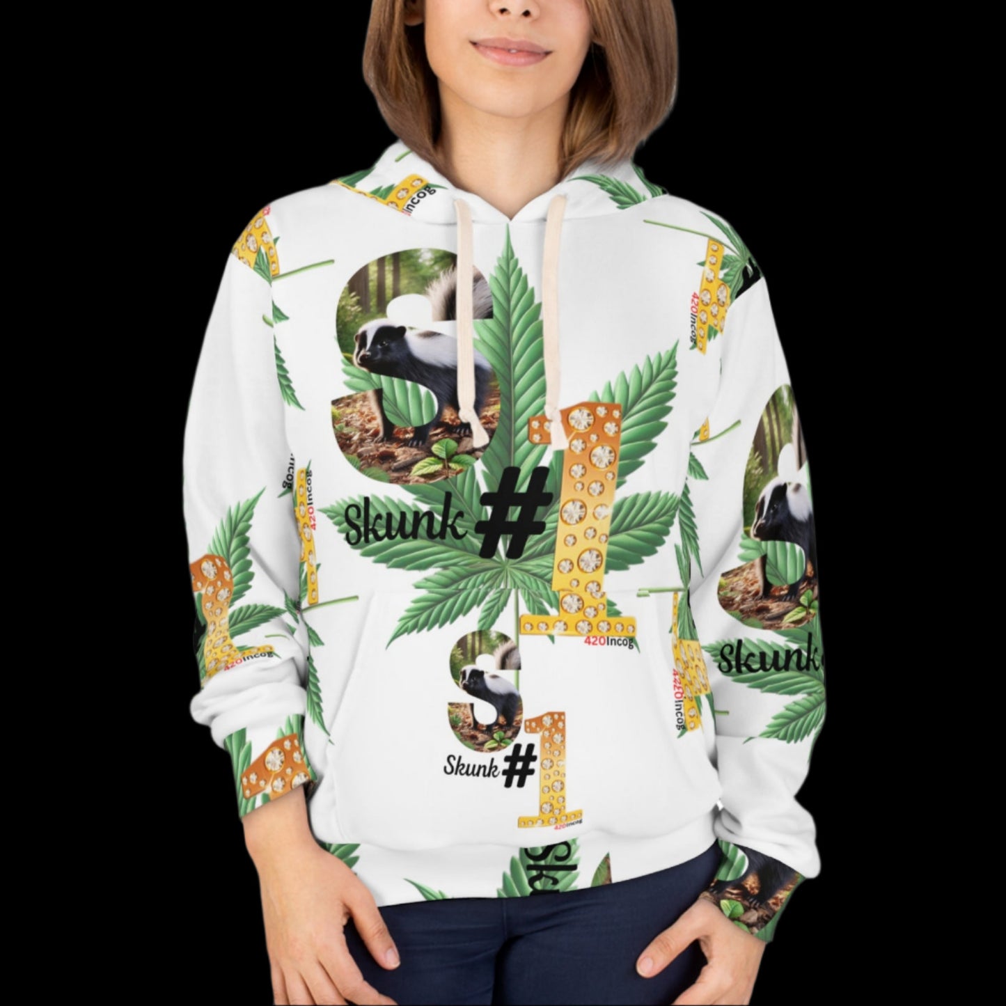 420 Signature Hoodie featuring the Skunk #1 strain
