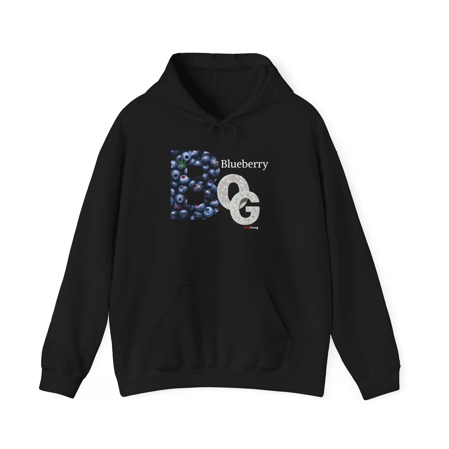 Incog Graphic Sweatshirt featuring the Blueberry OG v1.0 strain