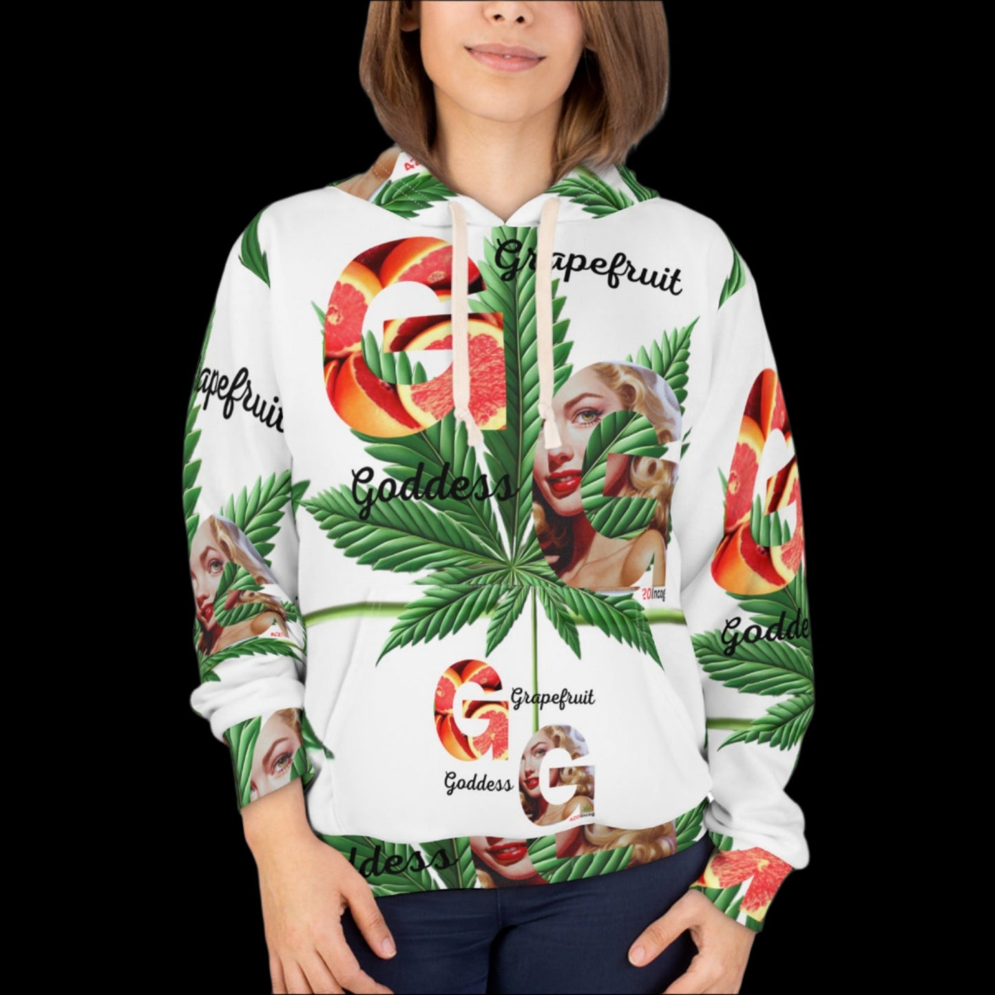 420 Signature Hoodie featuring the Grapefruit Goddess v2.0 strain