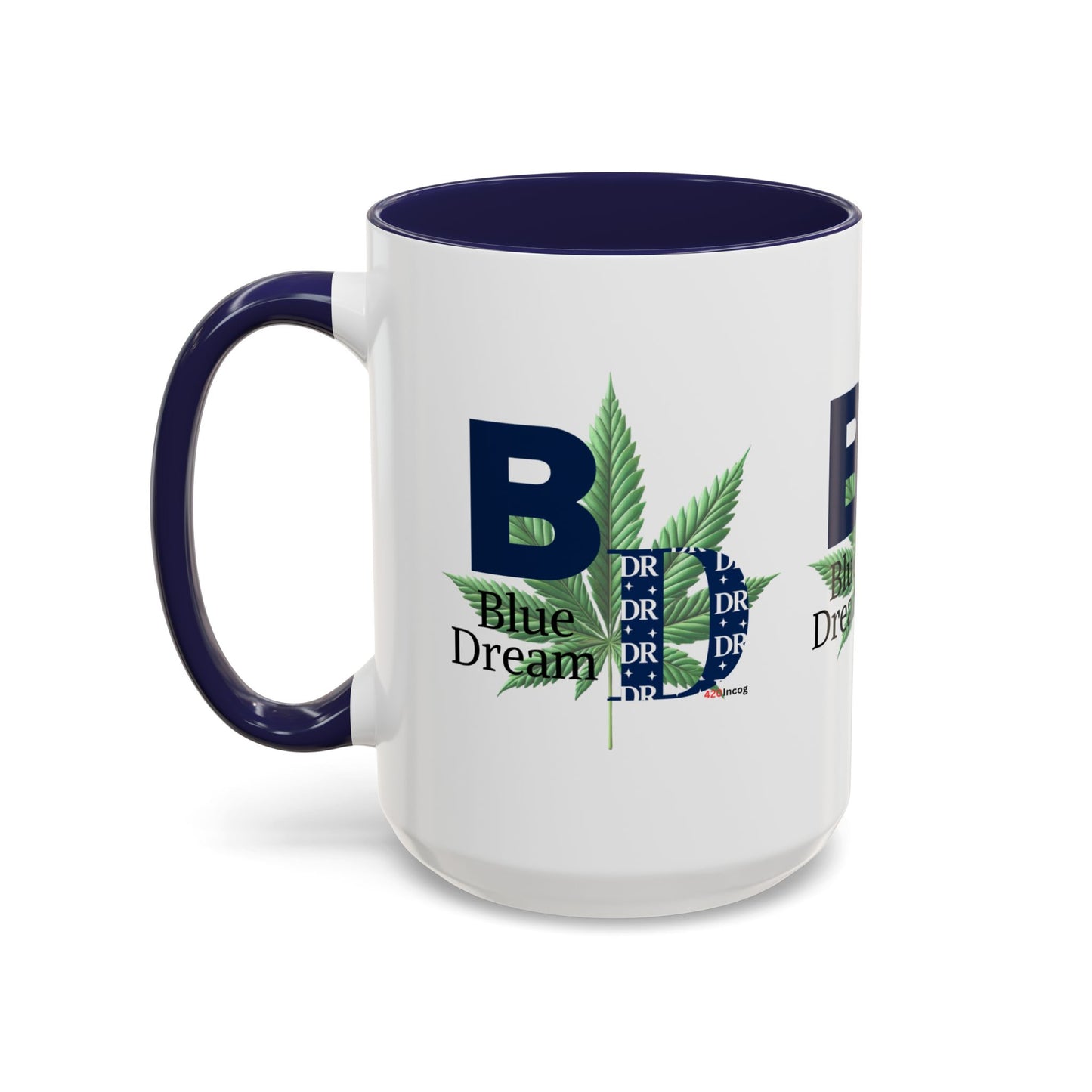 420Incog Big 'Ol Coffee Mug featuring the Blue Dream strain