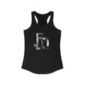 Incog Women's Racerback with the Fog Dog strain