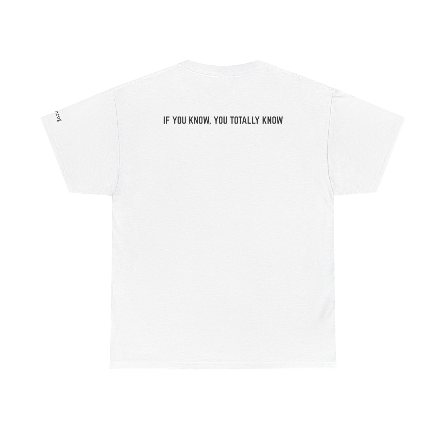 Incog Graphic Tee featuring the Snowcap strain
