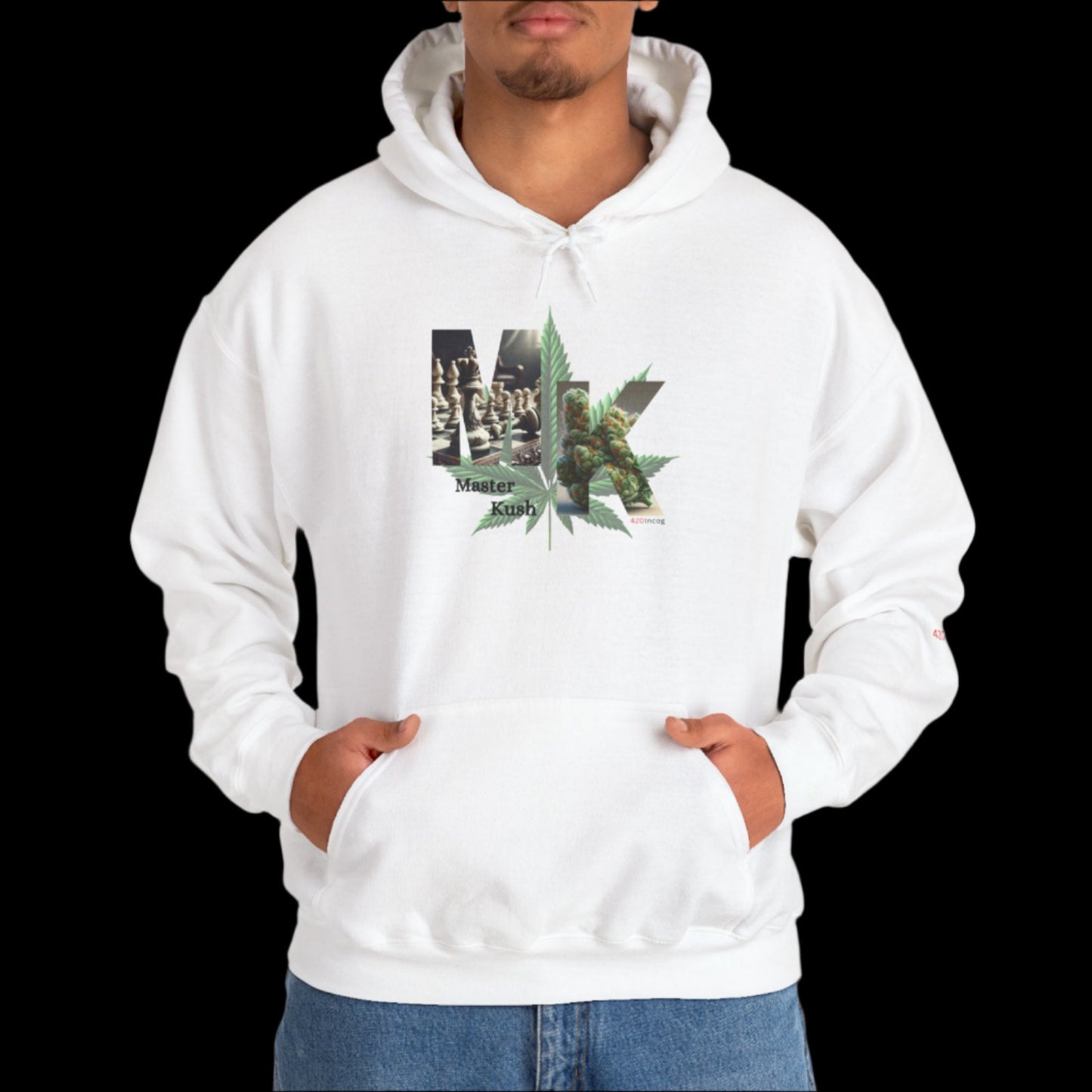 Iconic Graphic Sweatshirt featuring the Master Kush (Chess) strain