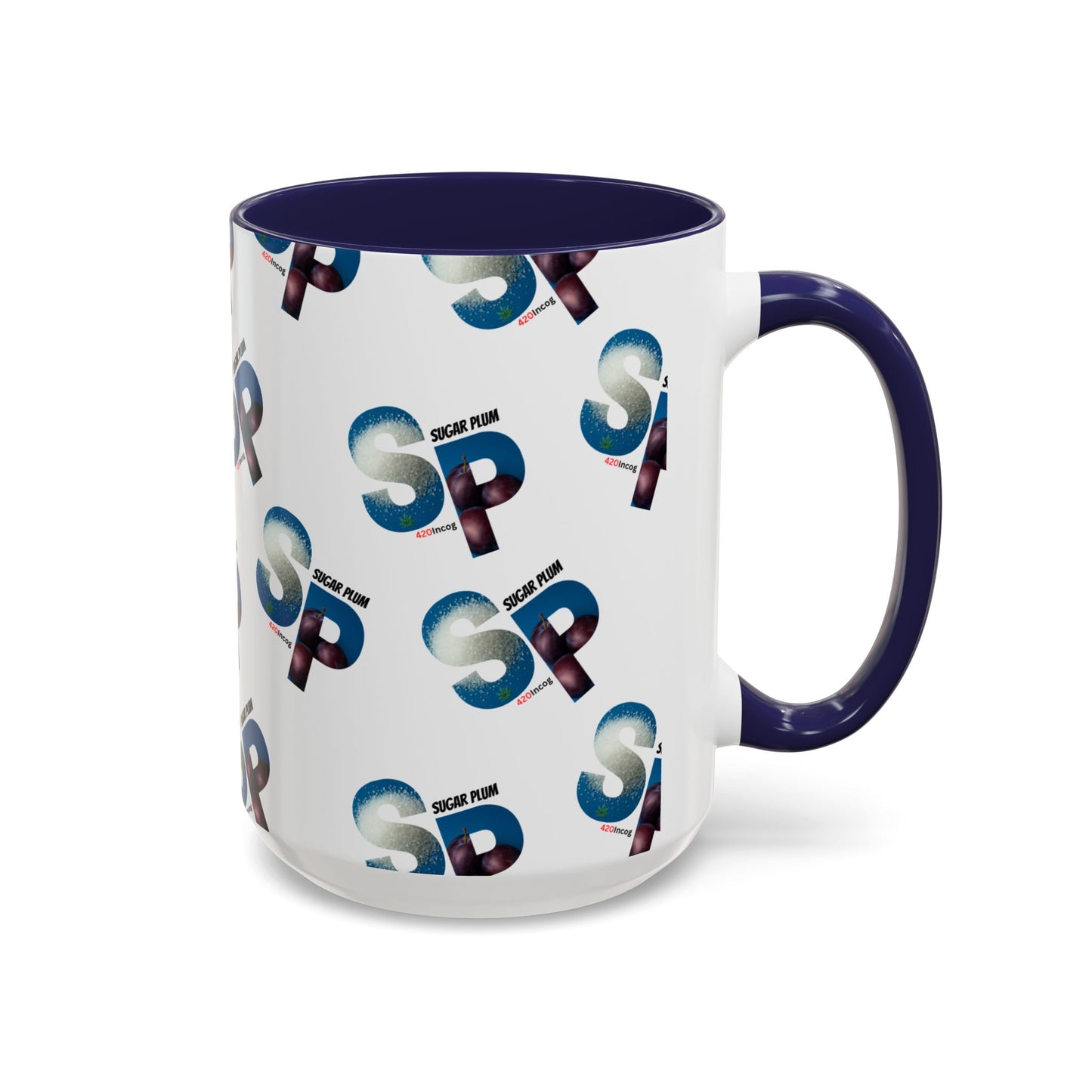 420Incog Big 'Ol Coffee Mug featuring the Sugar Plum strain