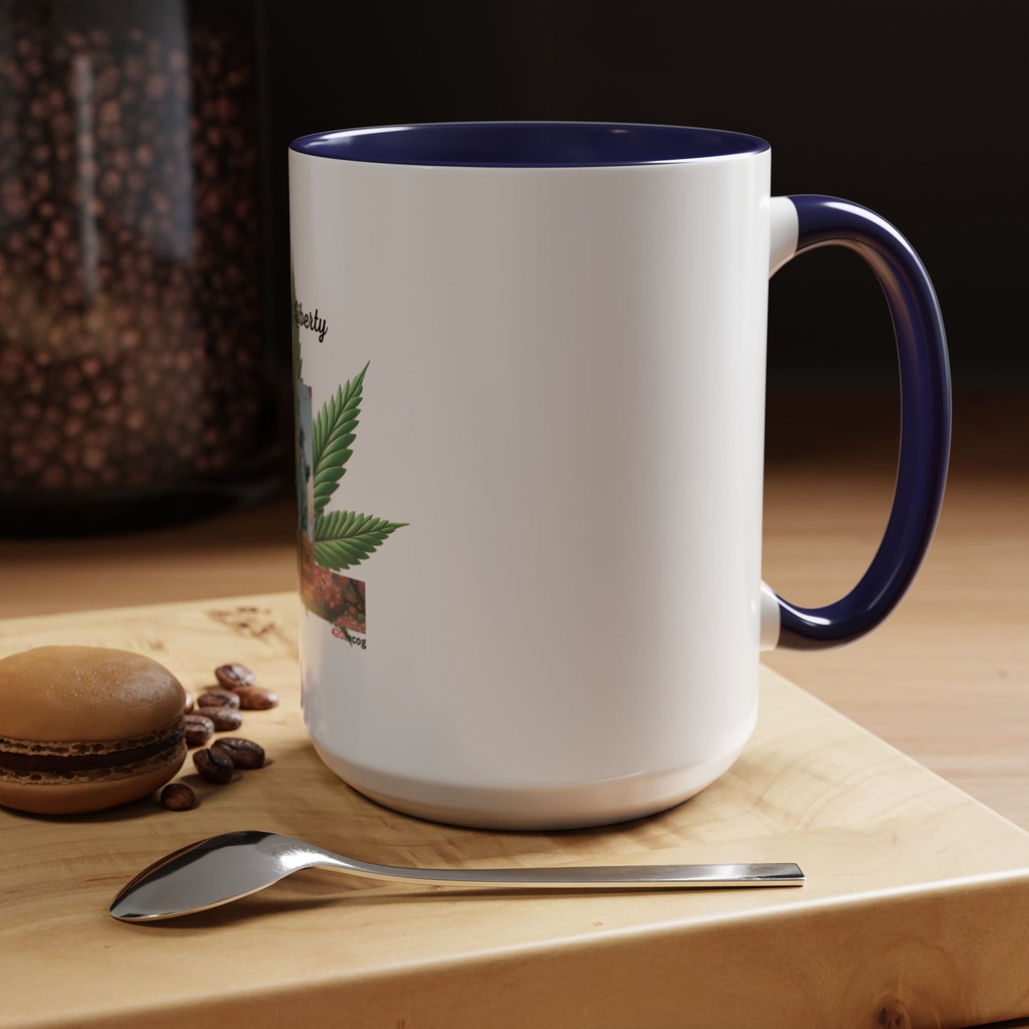 420Incog Big 'Ol Coffee Mug featuring the Lady Liberty strain