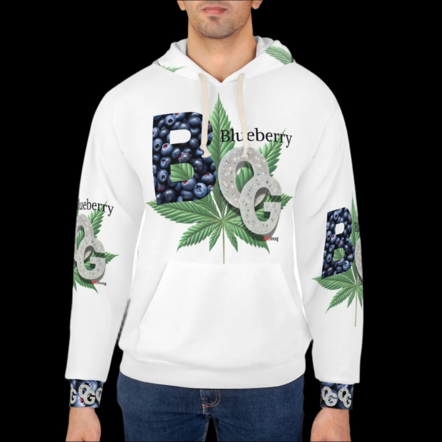 420 Signature Hoodie featuring the Blueberry OG v1.0 strain