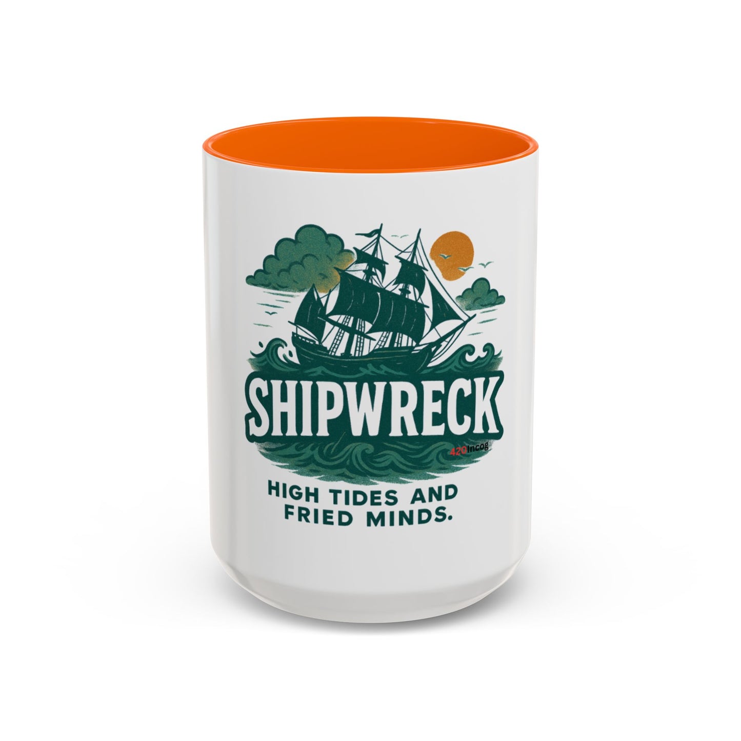 420Incog Big 'Ol Coffee Mug featuring the Shipwreck strain