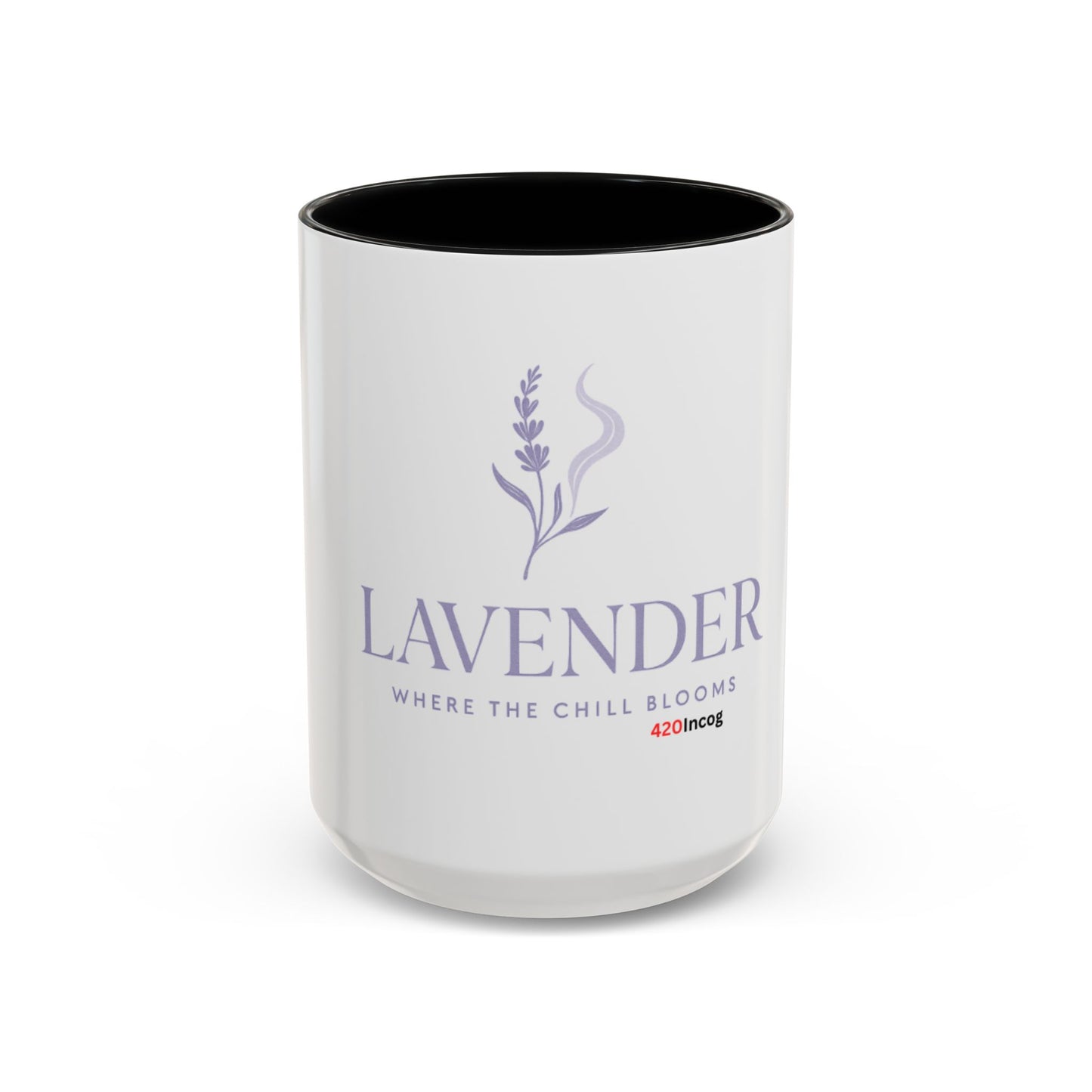 420Incog Big 'Ol Coffee Mug featuring the Lavender strain