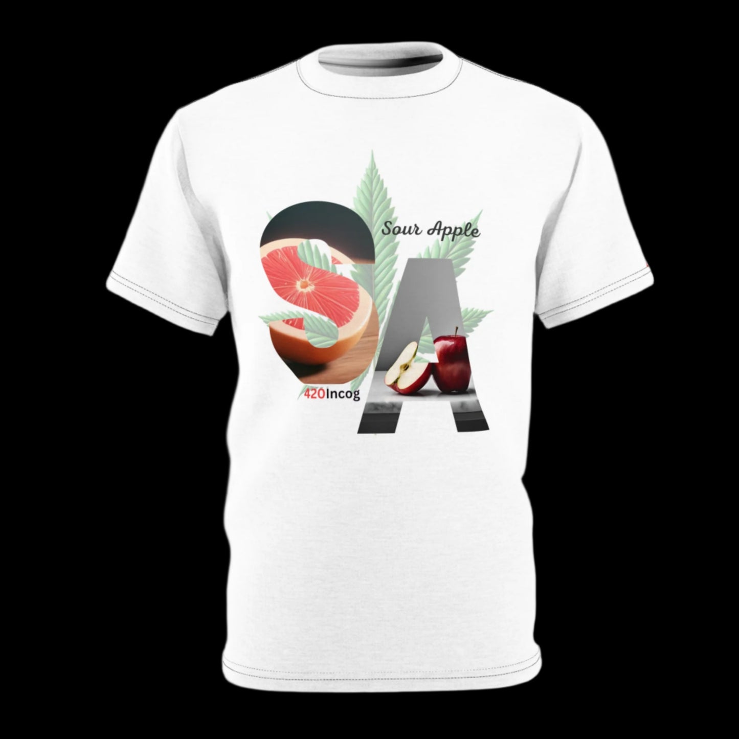 Iconic Street Tee featuring the Sour Apple strain
