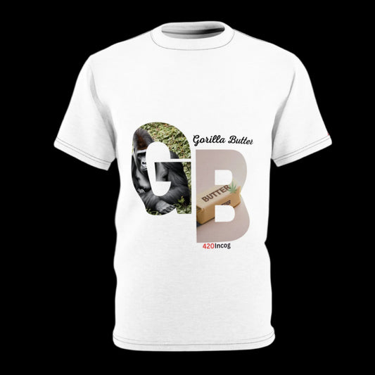 Incog Street Tee featuring the Gorilla Butter strain