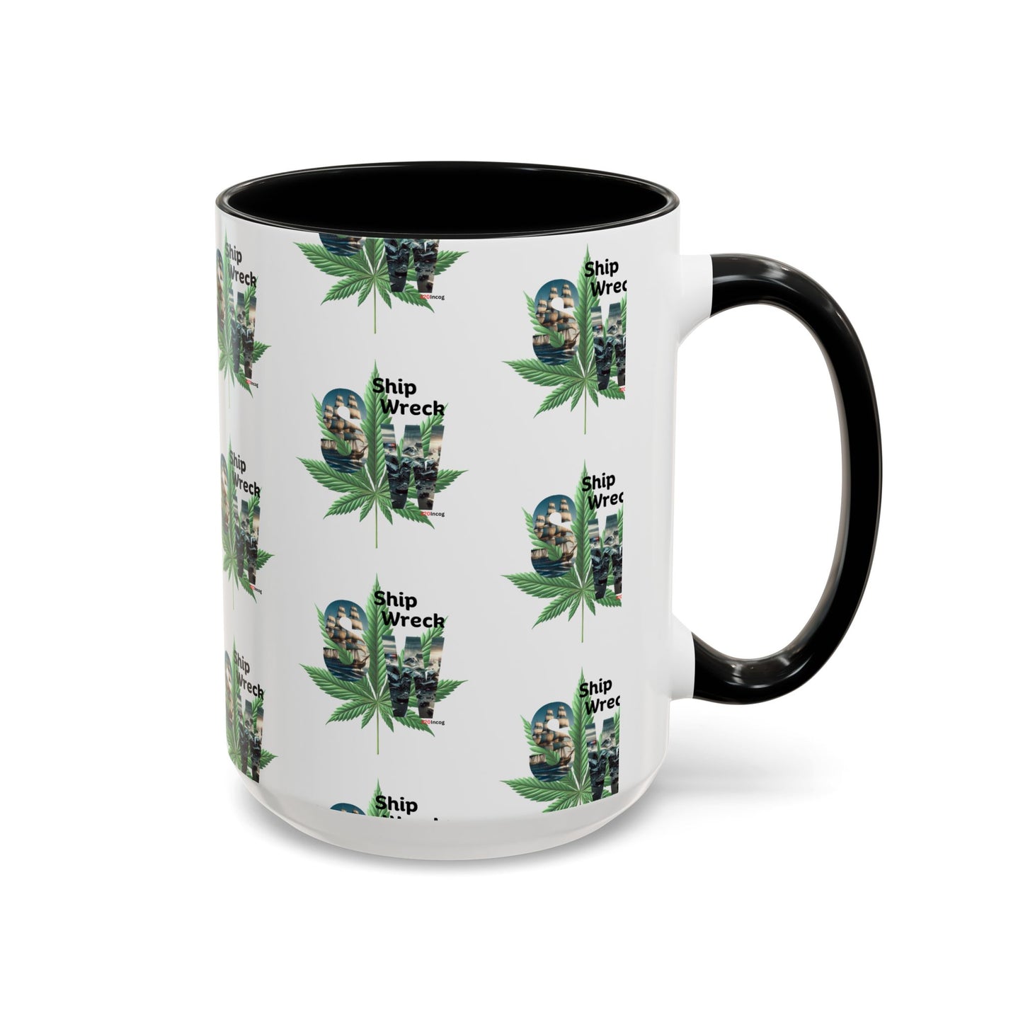 420Incog Big 'Ol Coffee Mug featuring the Shipwreck strain