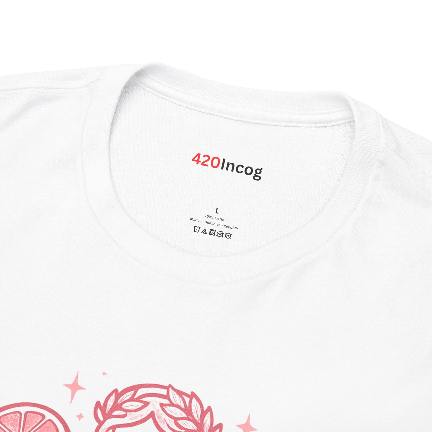 420Incog Funny Tee featuring the Grapefruit Goddess strain