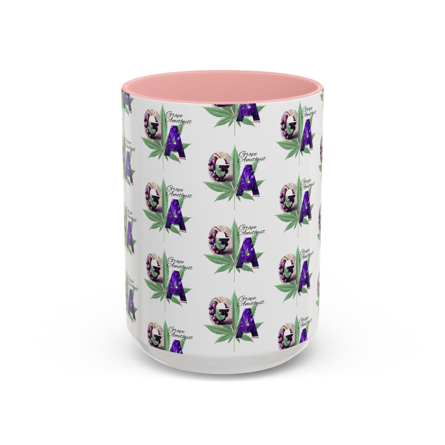 420Incog Big 'Ol Coffee Mug featuring the Grape Amethyst strain