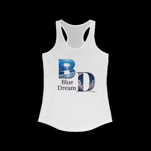 Incog Women's Racerback with the Blue Dream v1.0 strain